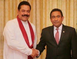 HE. Mahinda Rajapaksa-Maldivian President June 2014