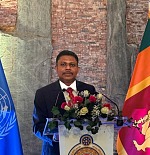 ambassador sumith dassanayake addressing the gathering