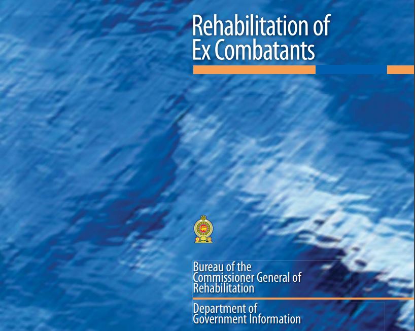 Rehabilitation of ex combatants